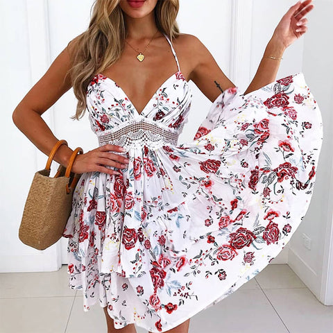 2020 Sexy Lace Beach Dress Ladies Bikini Swimsuit Cover Up Tunics Beach Bathing Suits Swimwear Cover Up Beachwear Saida De Praia