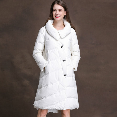 Down Duck White Jacket Women Winter Coat Long Korean Women Down Coats Jackets Warm Woman Down Parka XMXD8383 KJ2937 s s